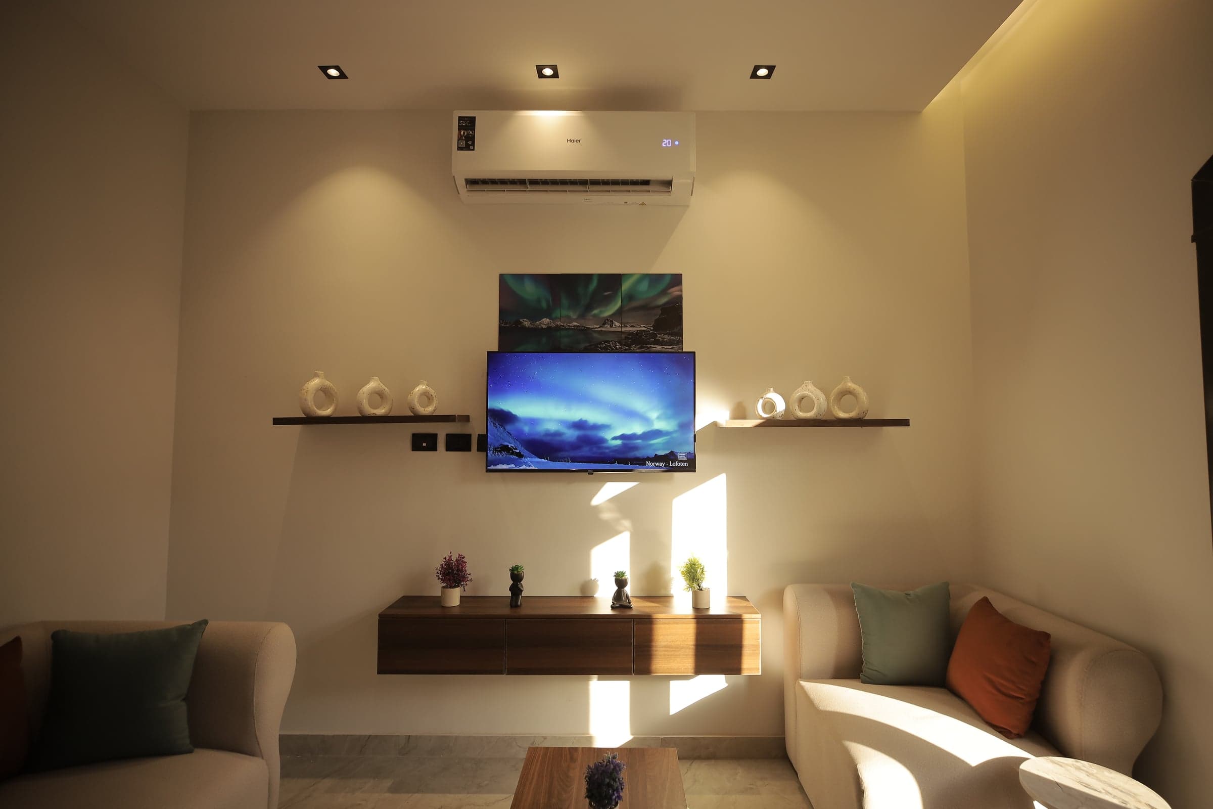 Spa treatment room